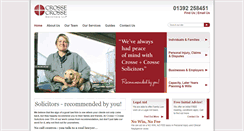 Desktop Screenshot of crosse.co.uk
